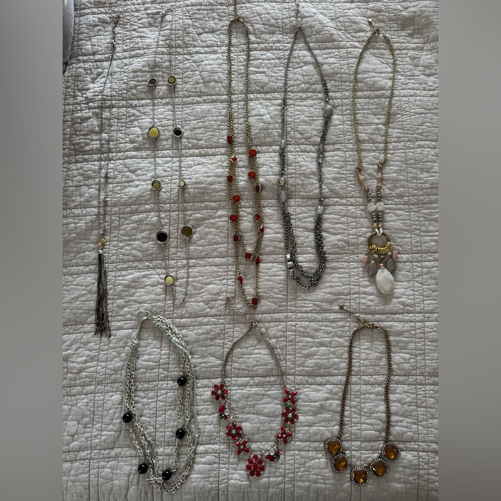 Elegant Multi-Color Necklace Set